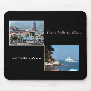 Tapis De Souris Deux scènes de Puerto Vallarta mousepad