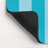 Tapis De Souris Deux teintes bleues rayées (Coin)