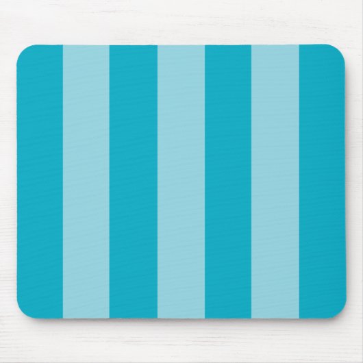 Tapis De Souris Deux teintes bleues rayées (Devant)
