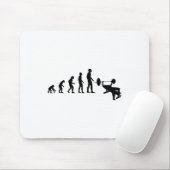 Tapis De Souris Développé couché Bodybuilding Évolution drôle Forc (Avec souris)