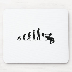 Tapis De Souris Développé couché Bodybuilding Évolution drôle Forc