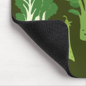 Tapis De Souris DEVENEZ ÉCOLO ! (Vert feuilles !) Joyeux Veggie Ga (Coin)