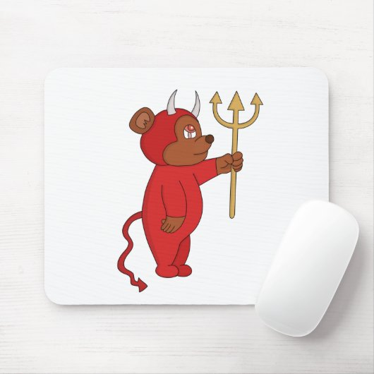 Tapis De Souris Devil Bear (Avec souris)