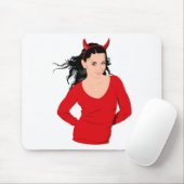 TAPIS DE SOURIS DEVIL GIRL (Avec souris)