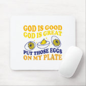 Tapis De Souris Deviled Egg Lover Funny Foodie Humor Apparel Uni-a (Avec souris)
