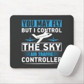 Tapis De Souris Devis amusant du contrôleur de la circulation aéri (Avec souris)