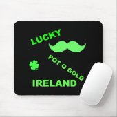 Tapis De Souris Devis irlandais Lucky Pot o Gold (Avec souris)