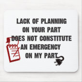 Tapis De Souris Devis Pour La Journée (Devant)