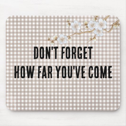 Tapis De Souris Devis sur En vichy (Devant)