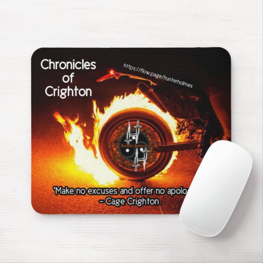 Tapis De Souris Devise de Cage - Hunter Holmes CoC | Mousepad (Avec souris)