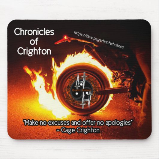 Tapis De Souris Devise de Cage - Hunter Holmes CoC | Mousepad (Devant)