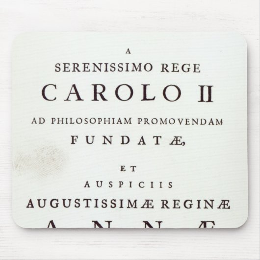 Tapis De Souris Dévouement à la société royale (Devant)