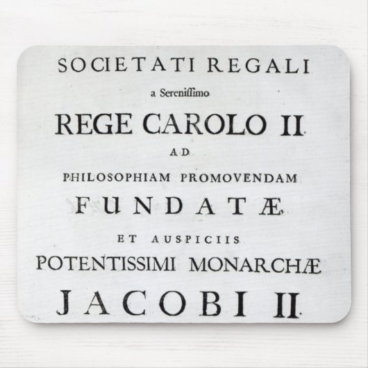 Tapis De Souris Dévouement à la société royale (Devant)