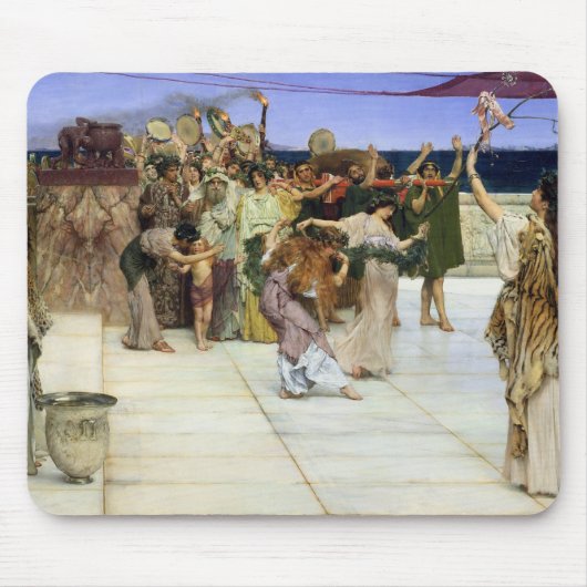 Tapis De Souris Dévouement d'Alma-Tadema |A au Bacchus (Devant)