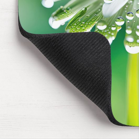 Tapis De Souris Dew Drops On Daisy (Coin)