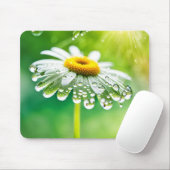 Tapis De Souris Dew Drops On Daisy (Avec souris)