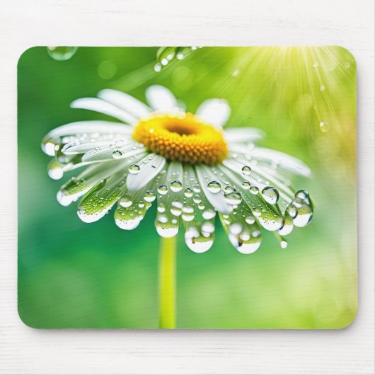 Tapis De Souris Dew Drops On Daisy (Devant)
