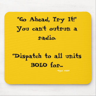 Tapis de souris d'expédition "vous ne pouvez pas