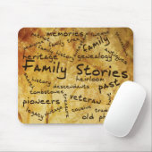 Tapis de souris d'histoires de famille (Avec souris)