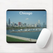 Tapis de souris d'horizon de Chicago (Avec souris)