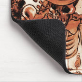 Tapis De Souris Dia De Los Muertos Mousepad (Coin)