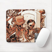 Tapis De Souris Dia De Los Muertos Mousepad (Avec souris)