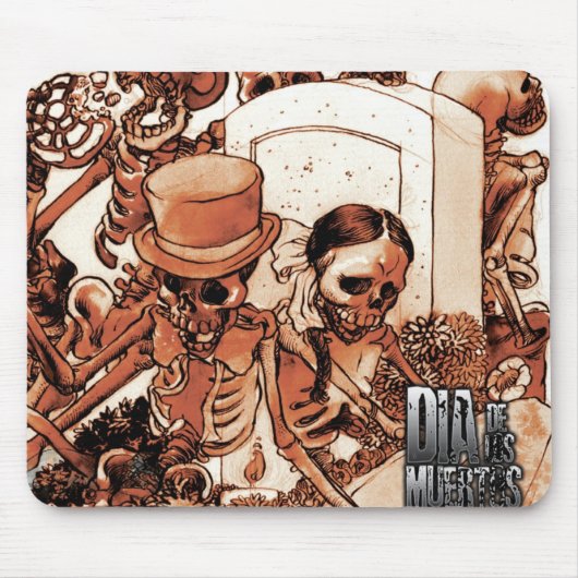Tapis De Souris Dia De Los Muertos Mousepad (Devant)