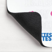 Tapis De Souris Diabète Son combat est ma conscience combat (Coin)