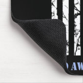 Tapis De Souris Diabète T1d Mois de sensibilisation drapeau bleu R (Coin)