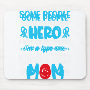 Tapis De Souris Diabète Type 1 Survivant Maman - Femmes T1 Diabète