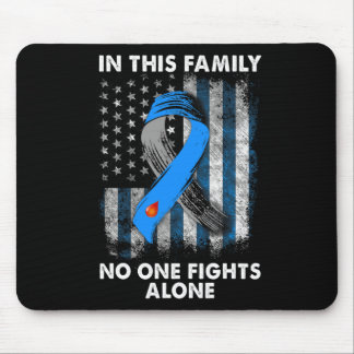 Tapis De Souris Diabetic type 1 T1D Diabète Aware USA Flag Gi