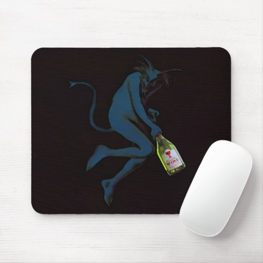 Tapis De Souris Diable à boire ~ Mousepads (Avec souris)