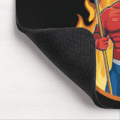 Tapis De Souris Diable avec trident (Coin)