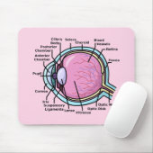 Tapis De Souris Diagramme de l'oeil (Avec souris)