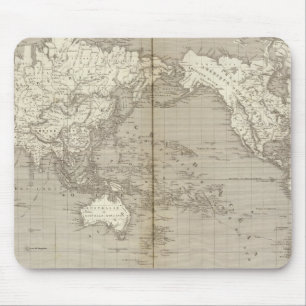 Tapis De Souris Diagramme de planisphère du système solaire