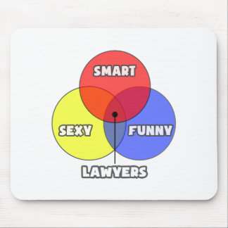 Tapis De Souris Diagramme de Venn .. Avocats