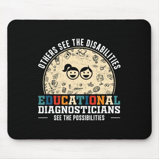 Tapis De Souris Diag's Vmission Of Educational Possibilités For Di (Devant)
