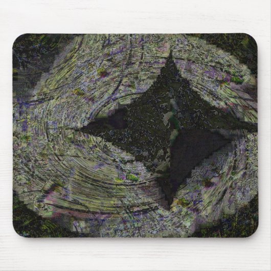 Tapis De Souris Diamant, abstrait numérique (Devant)