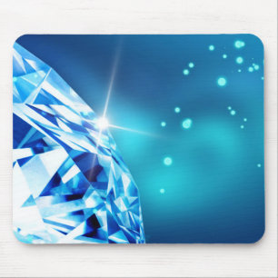 Tapis De Souris diamant bleu