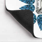 Tapis De Souris Diamant bleu (Coin)