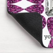 Tapis De Souris Diamant pourpre (Coin)