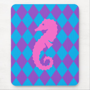 Tapis De Souris Diamants aqua et violet