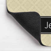 Tapis De Souris Diamants Beige Motif Moderne Professionnel (Coin)