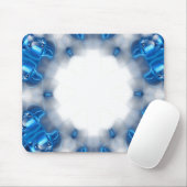 Tapis De Souris Diamants bleus (Avec souris)