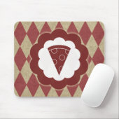 Tapis De Souris diamants de la pizza (Avec souris)