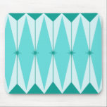 Tapis De Souris Diamants géométriques et Starbursts Mousepad<br><div class="desc">Ce les diamants géométriques et le Starbursts Mousepad a tout les charme kitschy de quelque chose qui est kitschy et avec du charme. Les caractéristiques de conception inspirées vintages un mod, arrière - plan de bleu de paon avec des hexagones bleu-clair et ovales, posés avec des diamants de turquoise, et...</div>