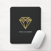 Tapis De Souris Diamond d'or (Avec souris)