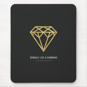 Tapis De Souris Diamond d'or