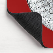 Tapis De Souris Diamond Heart - maroon bg (Coin)