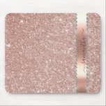 Tapis De Souris Diamond Silver Nom de la Parties scintillant Monog<br><div class="desc">Cette conception ne contient pas de parties scintillant ou de séquences réelles. Il peut être personnalisé dans la zone fournie en modifiant la photo et/ou le texte. Vous pouvez également le customiser en cliquant sur Personnaliser ce Modèle, puis en choisissant l'option cliquer pour customiser et supprimer ou modifier la couleur...</div>